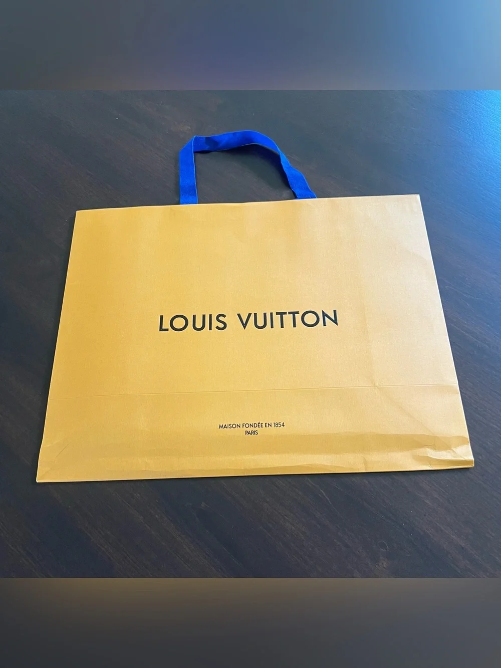 Authentic. Louis Vuitton 20”x14”x3” Magnetic Gift Box Dust Bag,Tissue & Ribbon